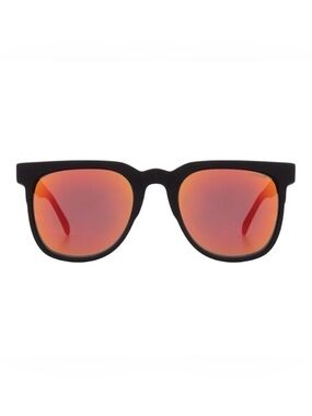 Komono Riviera Black Rubber Sunglasses NEW Reflective UV400